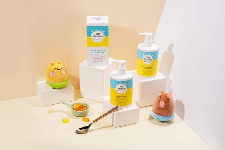 마이얼스데이  마일드 바디워시 300ml - 아기 및 어린이용으로 제형, 저자극성, 진정 및 보습