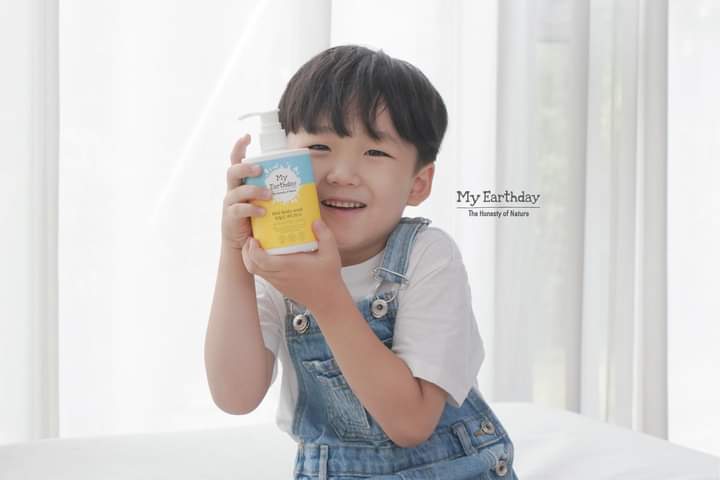 마이얼스데이  마일드 바디워시 300ml - 아기 및 어린이용으로 제형, 저자극성, 진정 및 보습